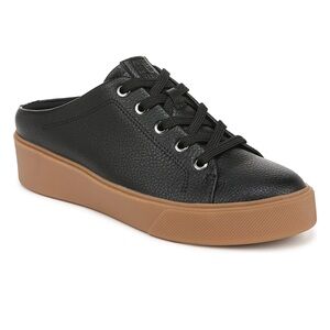 Naturalizer Morrison-Mule Sneakers- Wide Width- Black Leather - Size 11 W